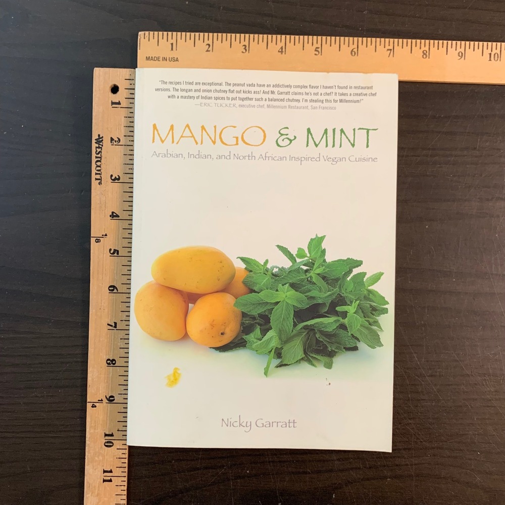 Mango & Mint Nicky Garratt Vegan Cookbook Arabian Indian North African Cuisine - Picture 14 of 16